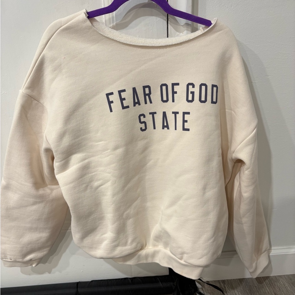 Fear of God Cream Crew Neck Sweater